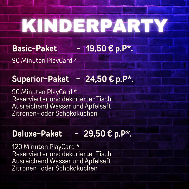 Kindergeburtstag flyer Frankfurt